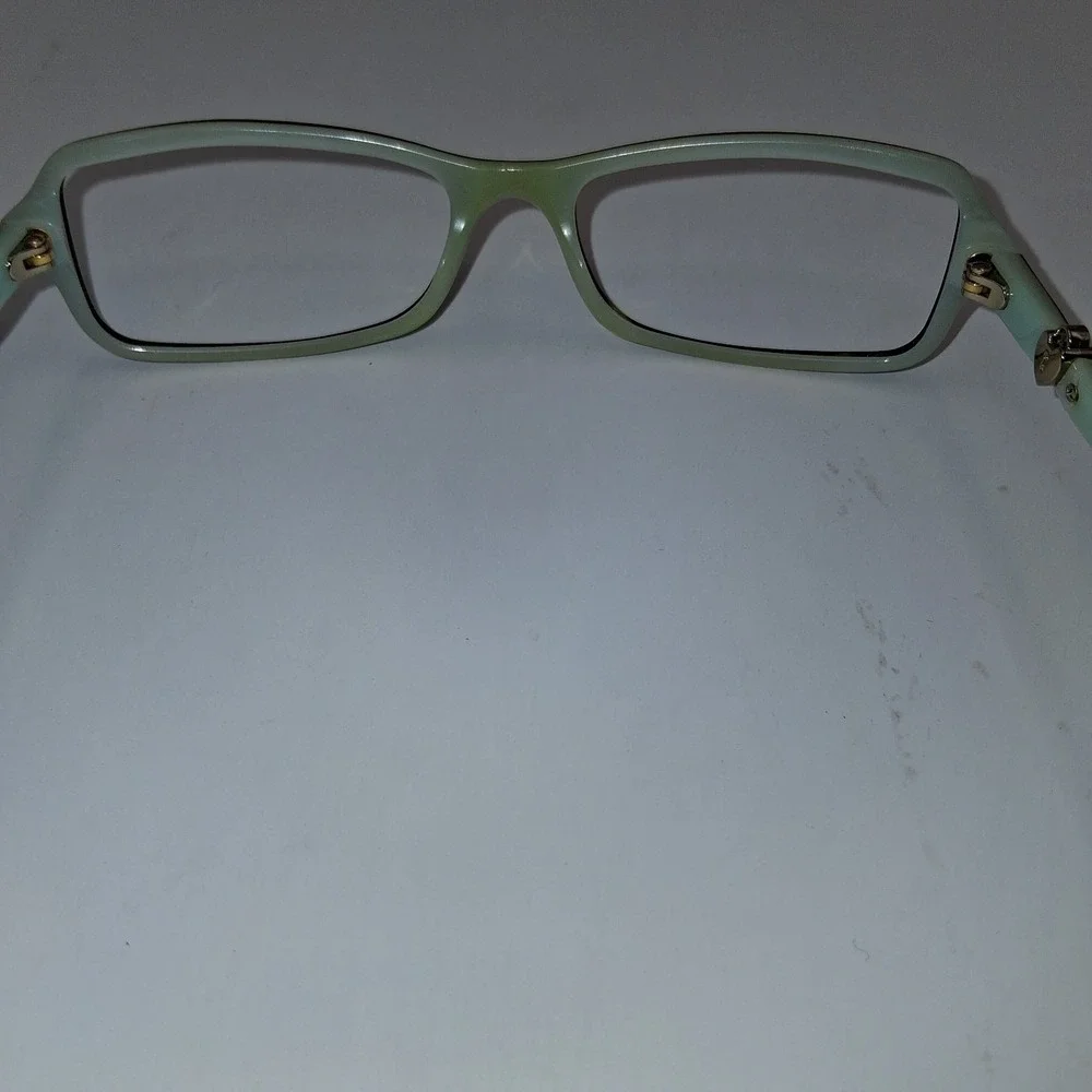 Tiffany & Co. Eyeglasses Frames TF 2061 8134 52- 16- 135 Tortoise Blue Gold